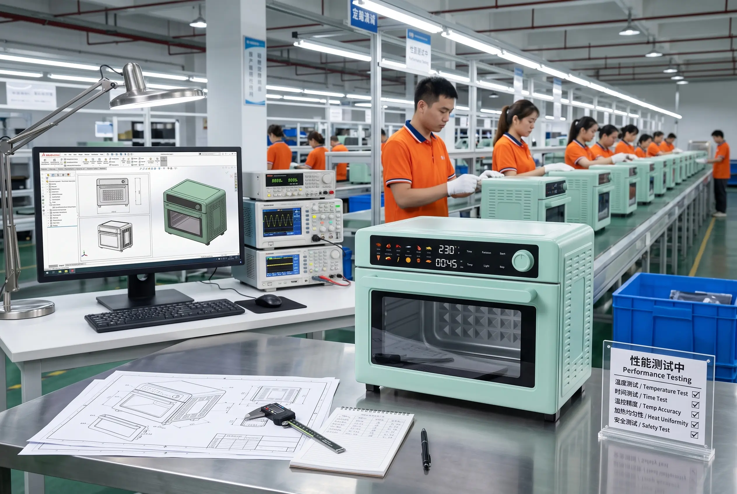 Air Fryer Oven OEM: From Concept to Mass Production
