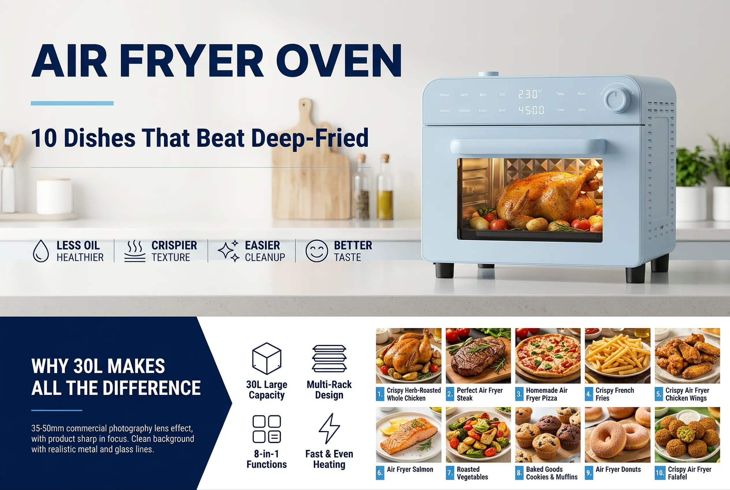 Air Fryer Oven: 10 Dishes That Beat Deep-Fried