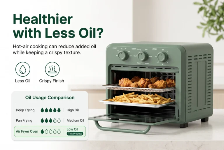 Kann man mit einem Heißluftfritteusen-Ofen wirklich gesundes Frittiergut zubereiten?