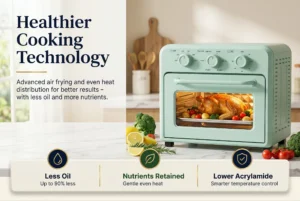 How Air Fryer Ovens Cut Oil, Preserve Nutrients, and Reduce Acrylamide